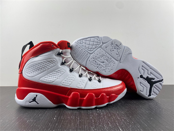 Jordan 9 Retro White Gym Red 302370-160L