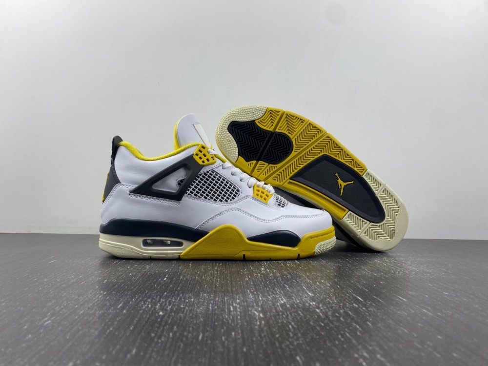 Air Jordan 4 yellow AQ9129-101