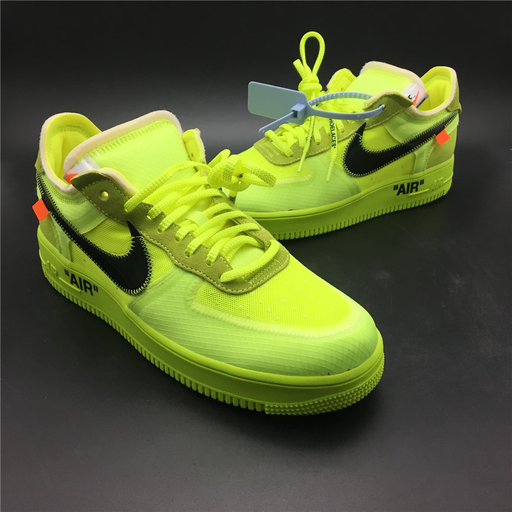 Nike Air Force 1 Low Off-White Volt AO4606-700
