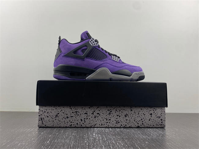 Jordan 4 RetroTravis Scott Purple 766296 LN4
