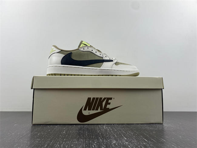 Air Jordan 1 Retro Low Golf Travis Scott Neutral Olive FZ3124-200